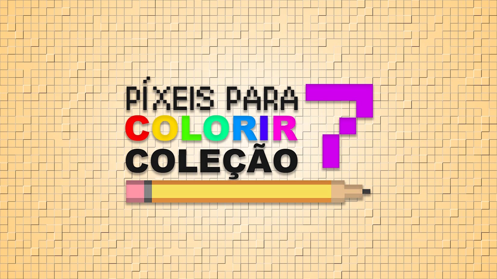 Capa de Píxeis para Colorir: Coleção 7