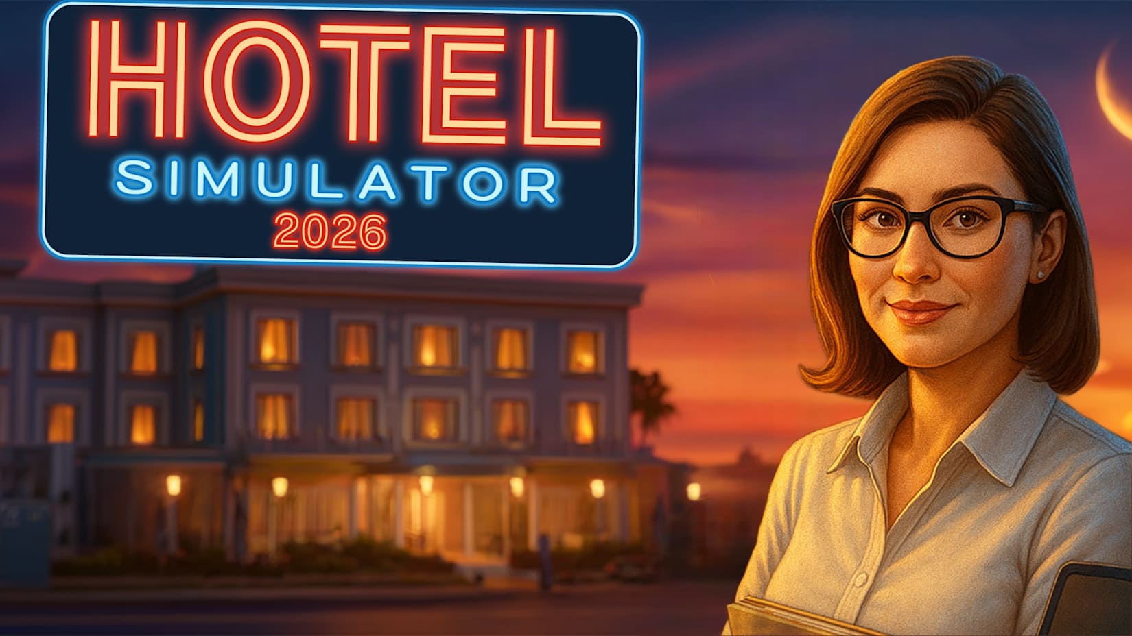 Capa de Hotel Simulator 2026