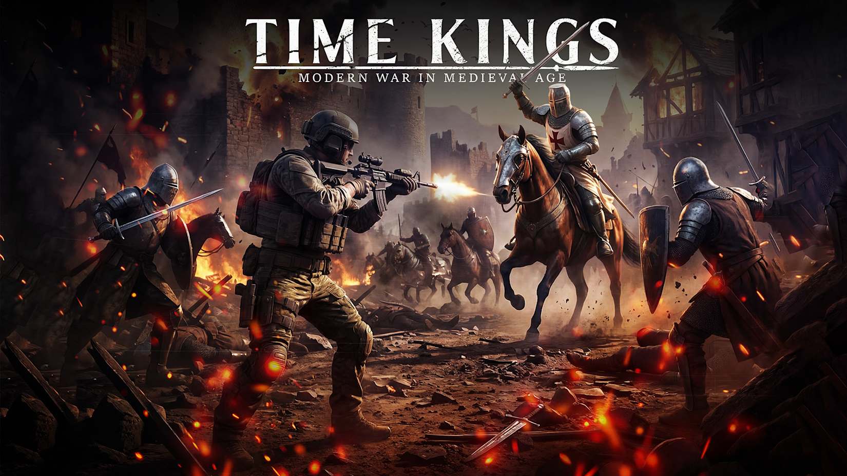 Capa de Time Kings: Modern War in Medieval Age