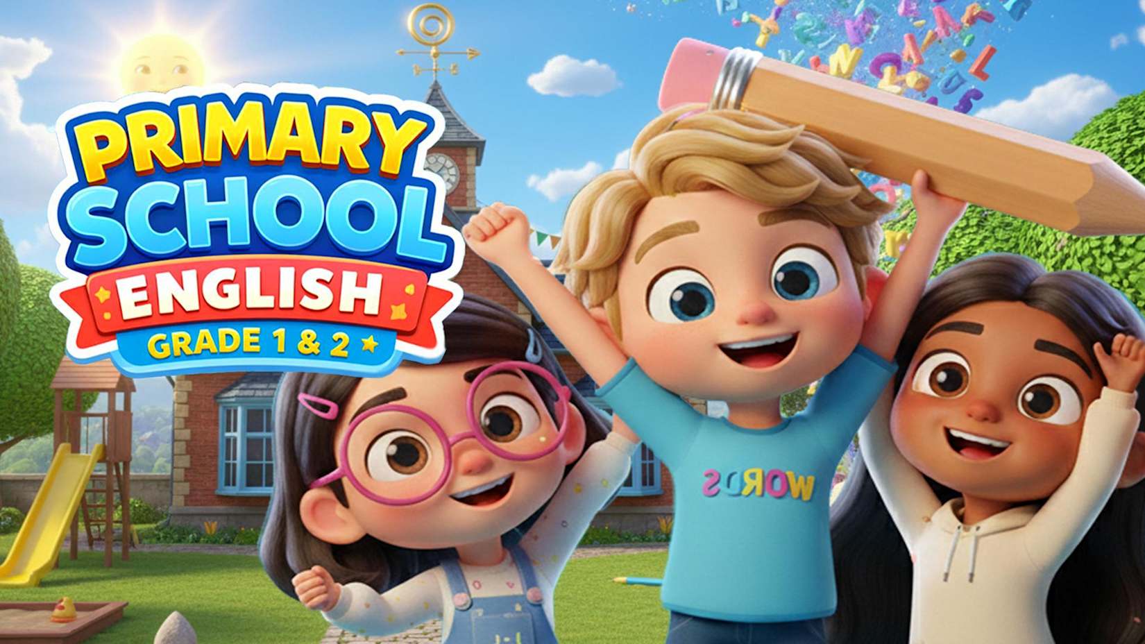 Capa de Primary School – English Grade 1 & 2
