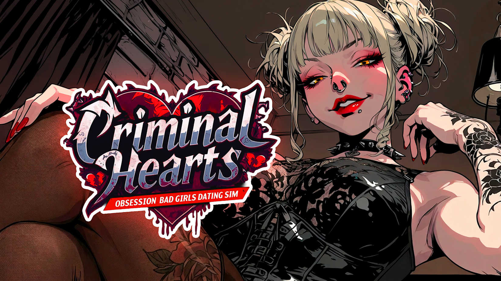 Capa de Criminal Hearts: Obsession Bad Girls Dating Sim