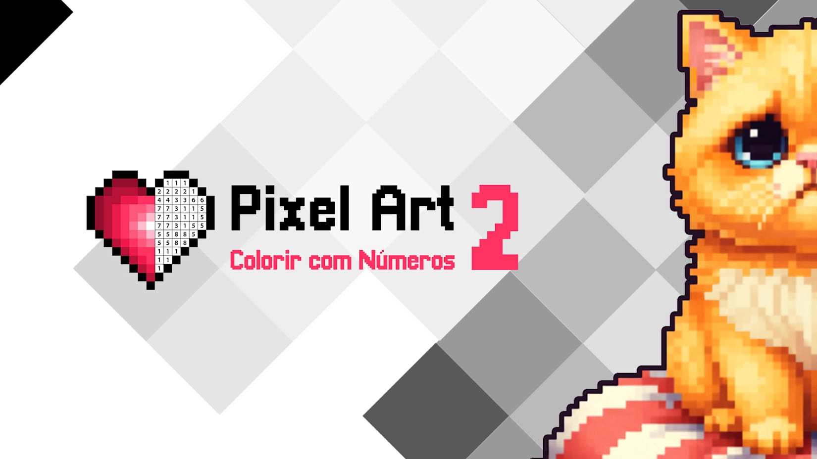 Capa de Pixel Art - Colorir com Números 2