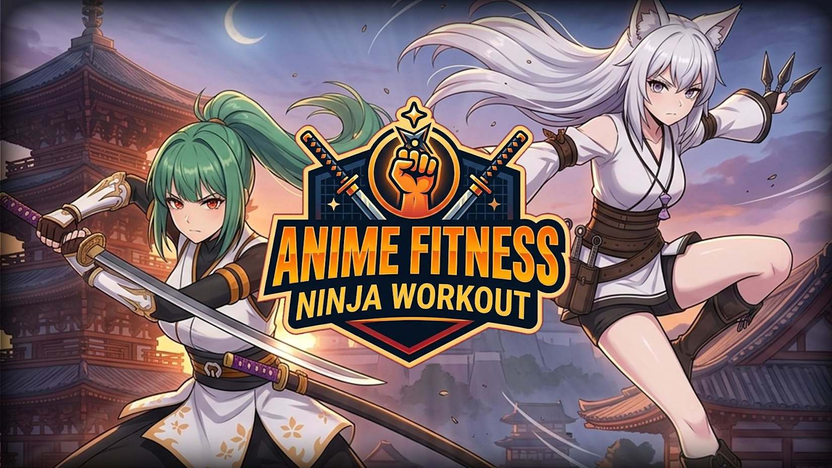 Capa de Anime Fitness - Ninja Workout