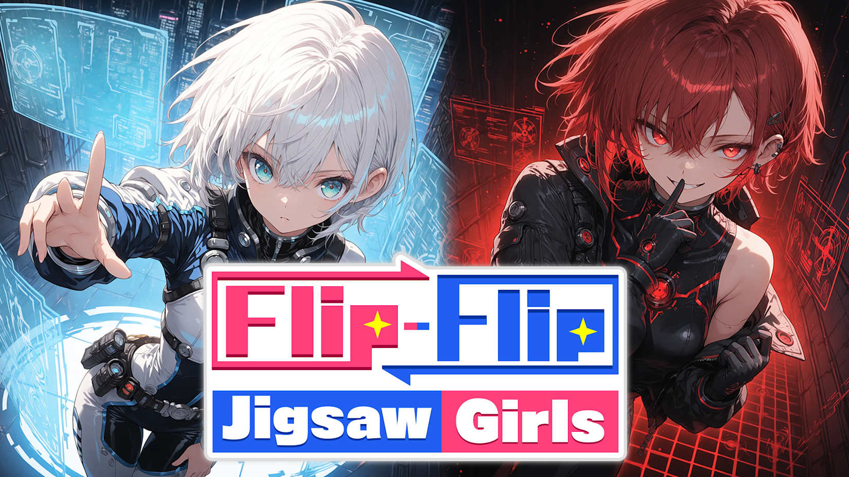 Capa de Flip-Flip Jigsaw Girls