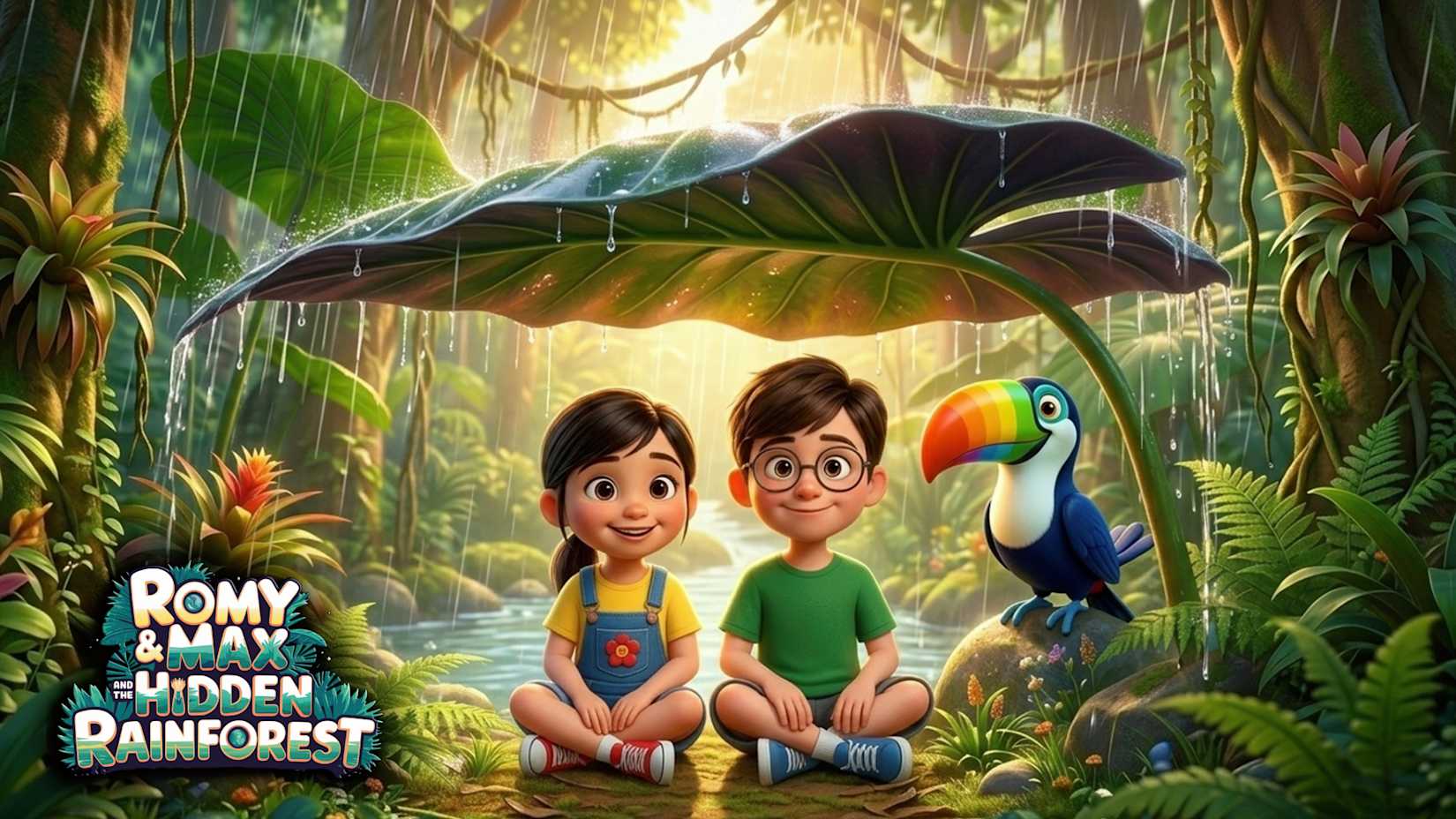 Capa de Romy & Max and the Hidden Rainforest