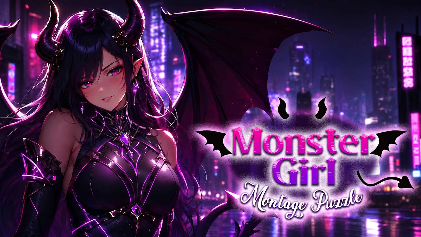 Capa de Monster Girl Montage Puzzle
