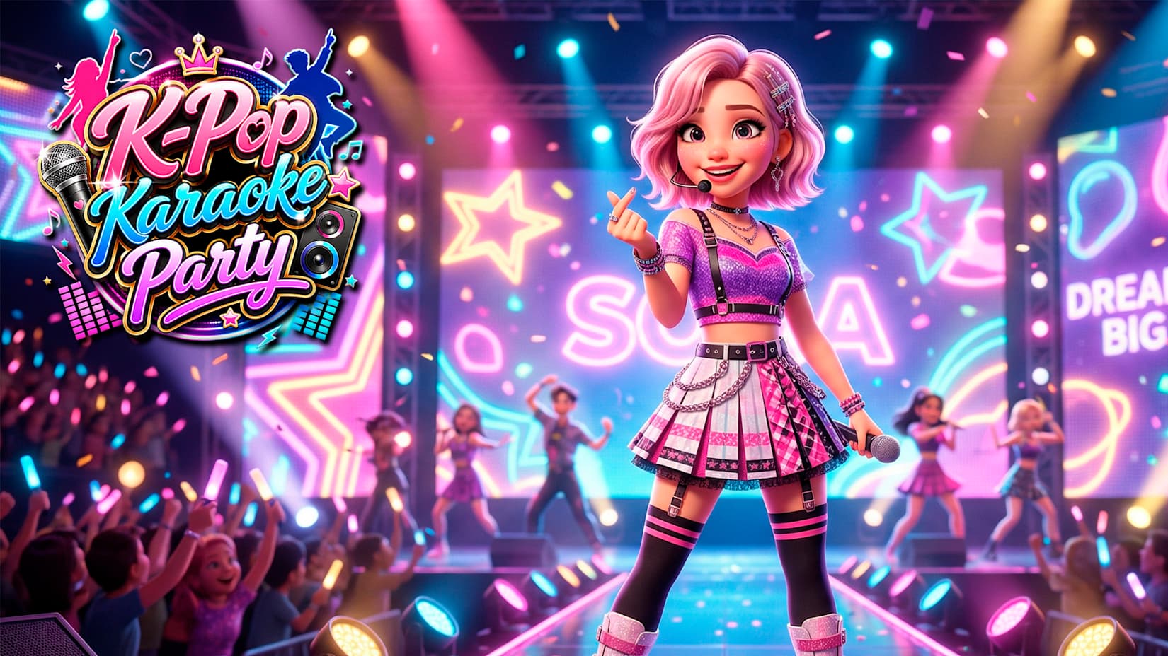 Capa de K-Pop Karaoke Party