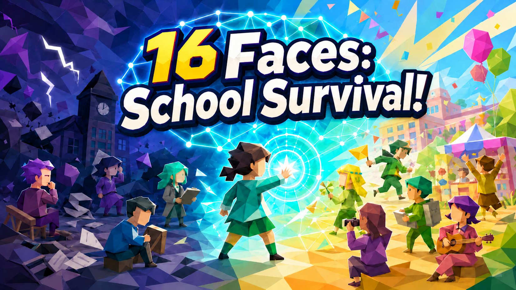 Capa de 16 Faces: School hp!