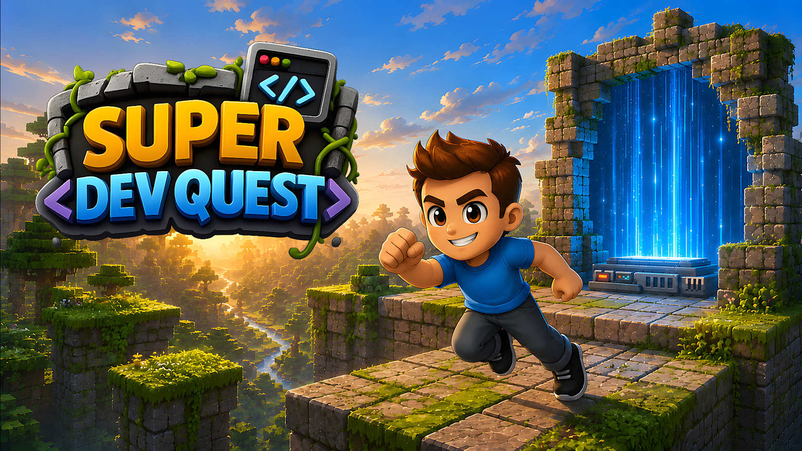Capa de Super Dev Quest