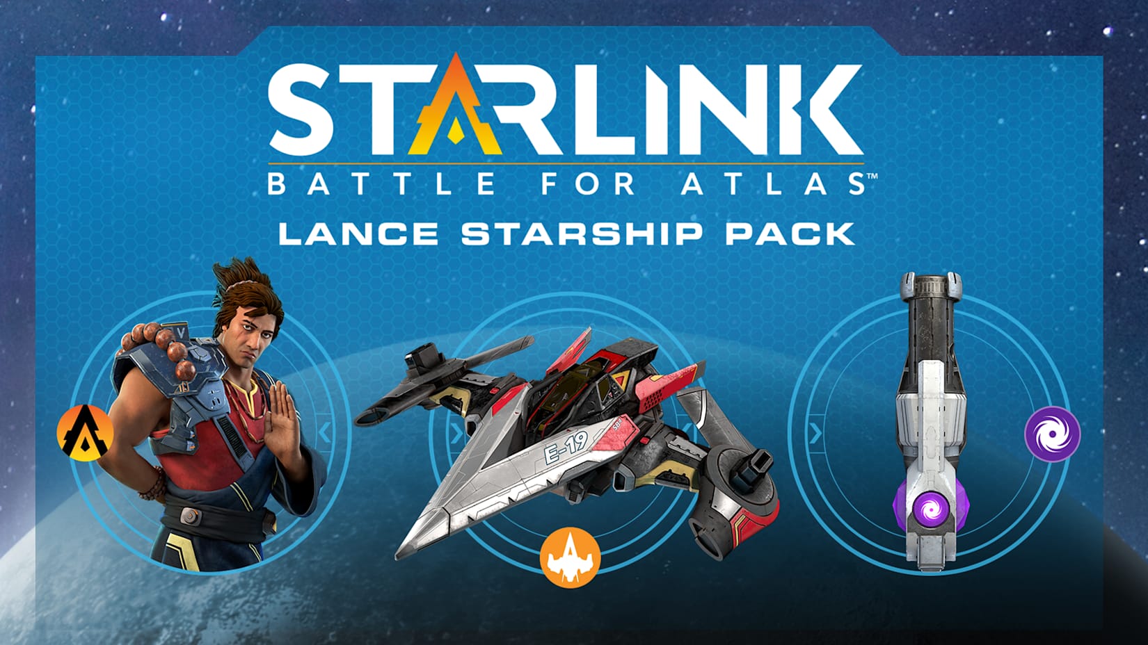 Capa de Pacote da nave Lance digital de Starlink: Battle for Atlas™