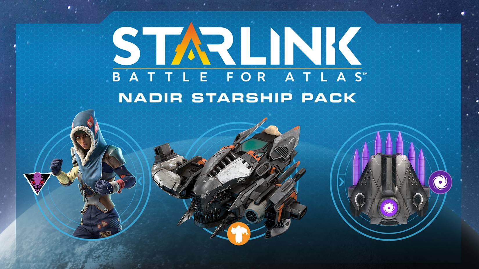 Capa de Pacote da nave Nadir digital de Starlink: Battle for Atlas™