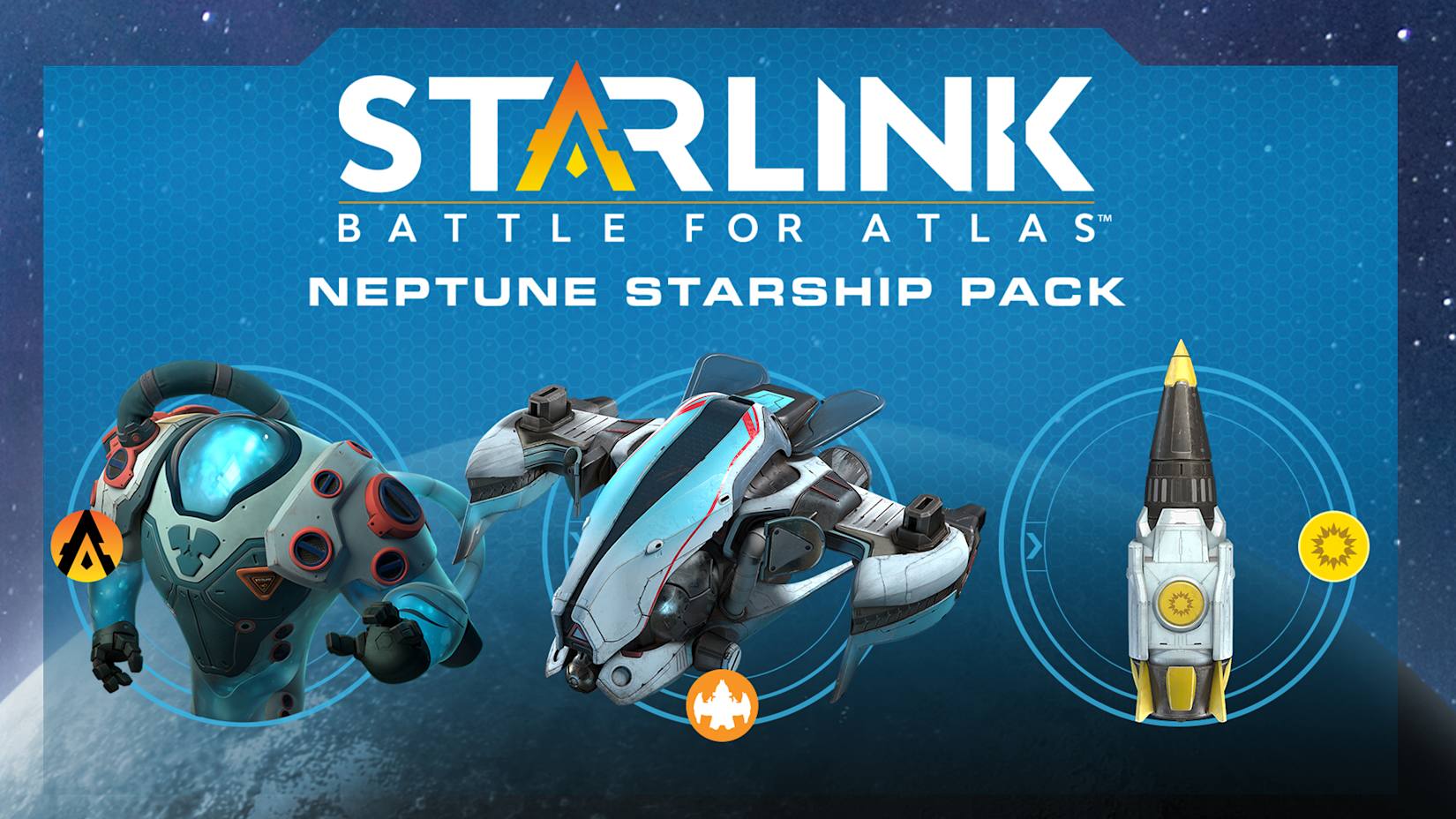 Capa de Pacote da nave Neptune digital de Starlink: Battle for Atlas™
