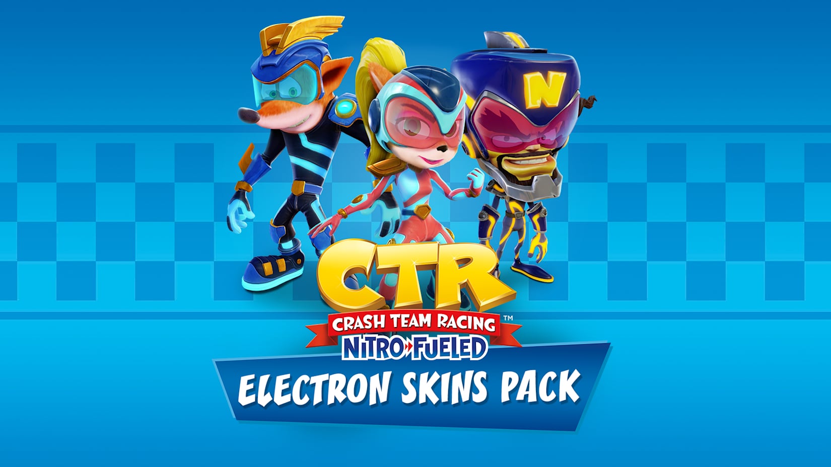 Crash™ Team Racing Nitro-Fueled - Pacote de Visuais Elétron 封面