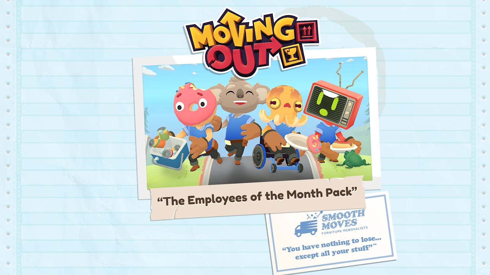 Moving Out - The Employees of the Month Pack 封面