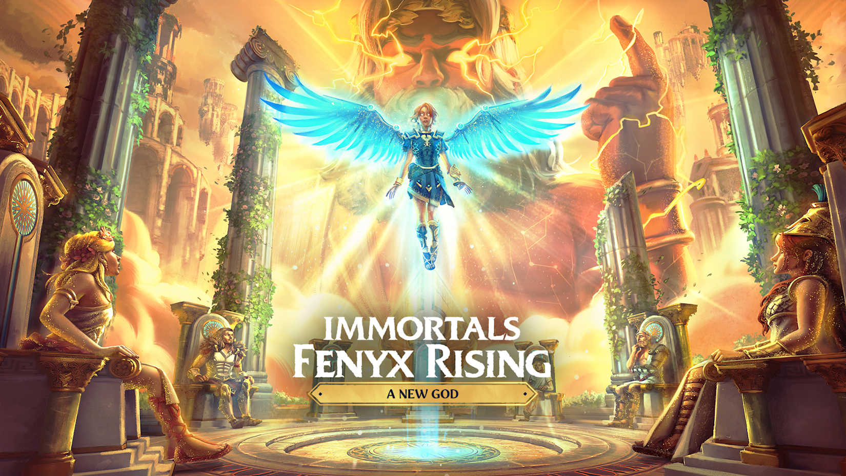 Capa de IMMORTALS FENYX RISING - A New god