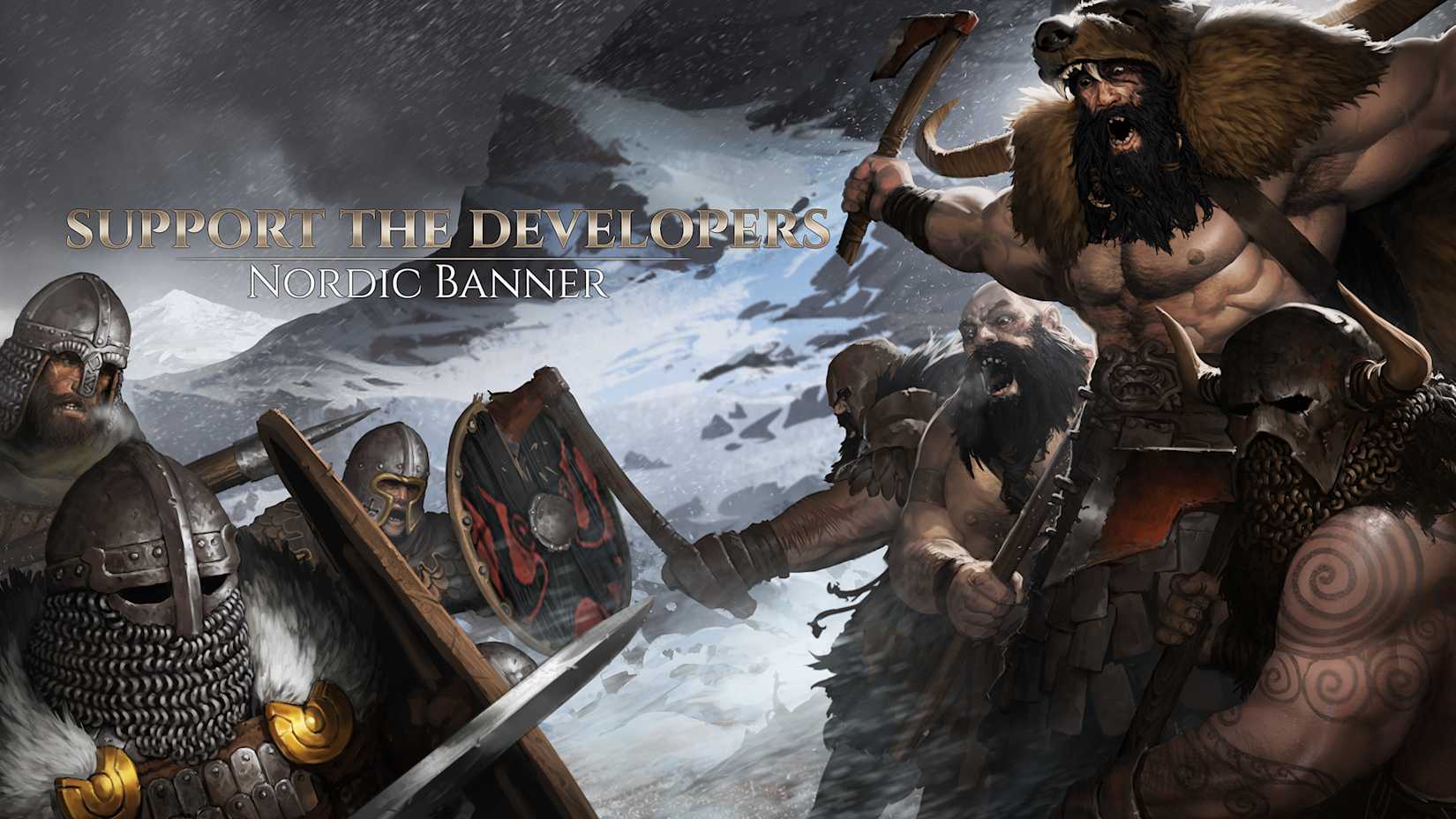 Capa de Support the Developers - Nordic Banner