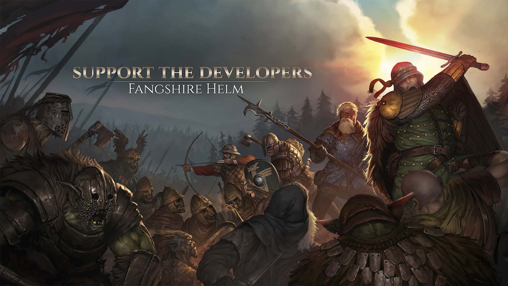 Capa de Support the Developers - Fangshire Helm