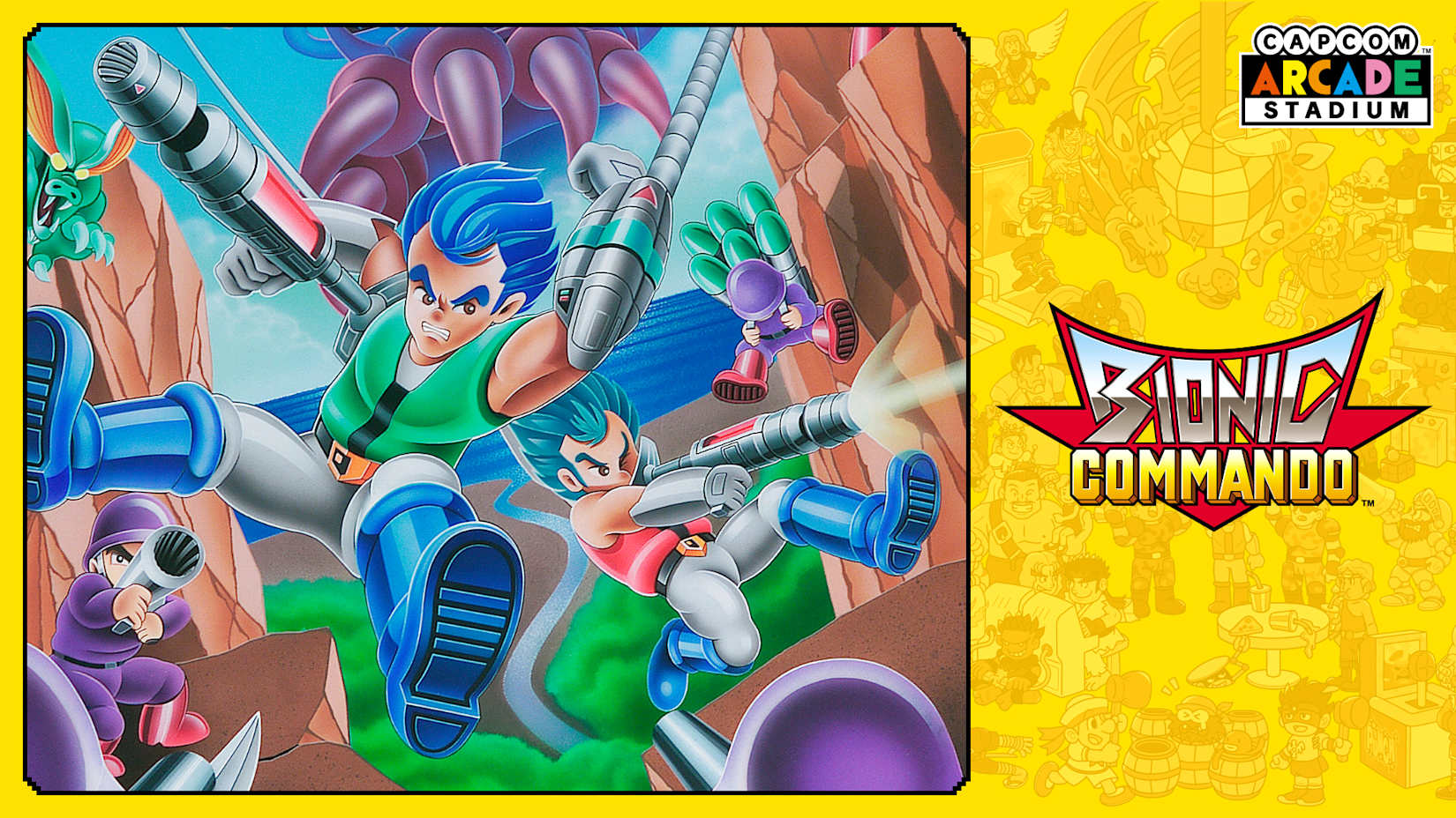 Capcom Arcade Stadium：BIONIC COMMANDO 封面