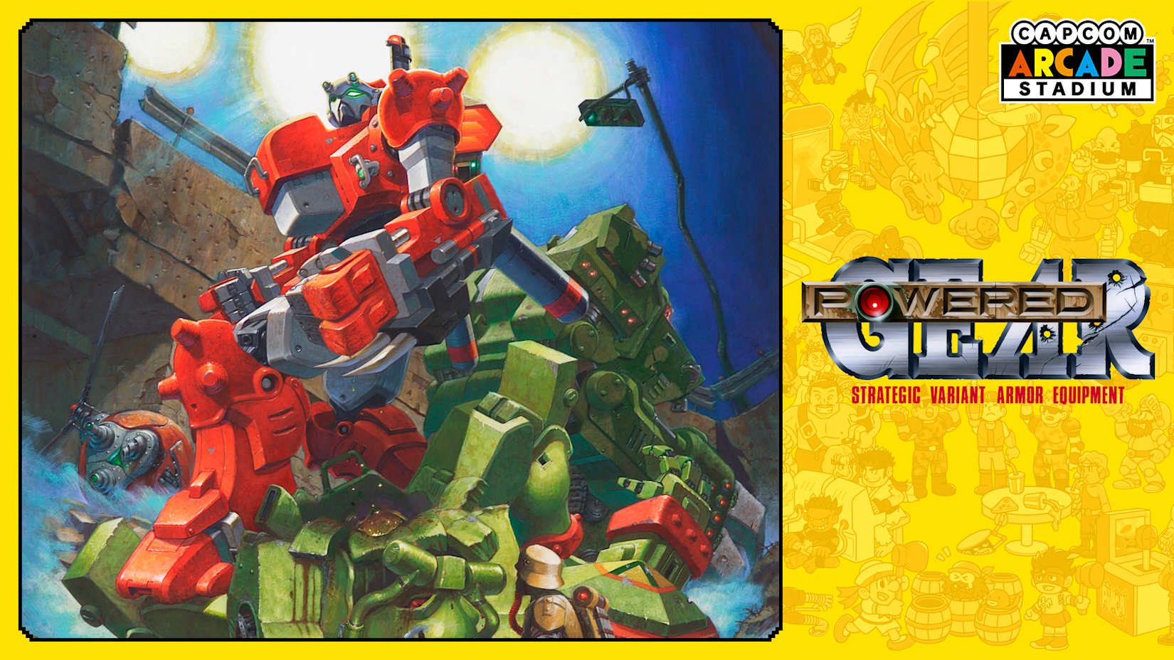 Capcom Arcade Stadium：Powered Gear - Strategic Variant Armor Equipment - 封面