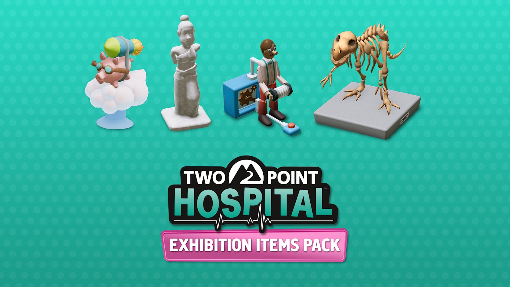 Capa de Two Point Hospital: Exhibition Items Pack