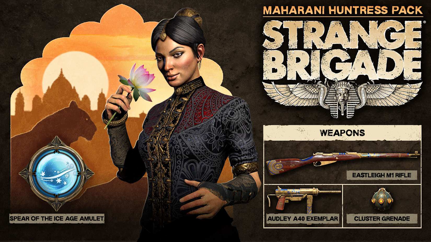 Capa de Maharani Huntress Character Expansion Pack