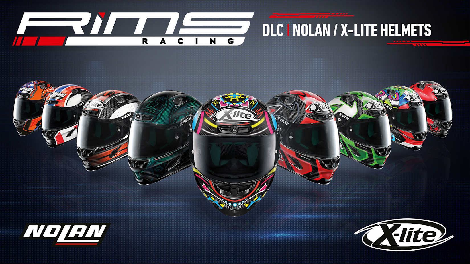 Capa de RiMS Racing: Nolan X-LITE Helmets