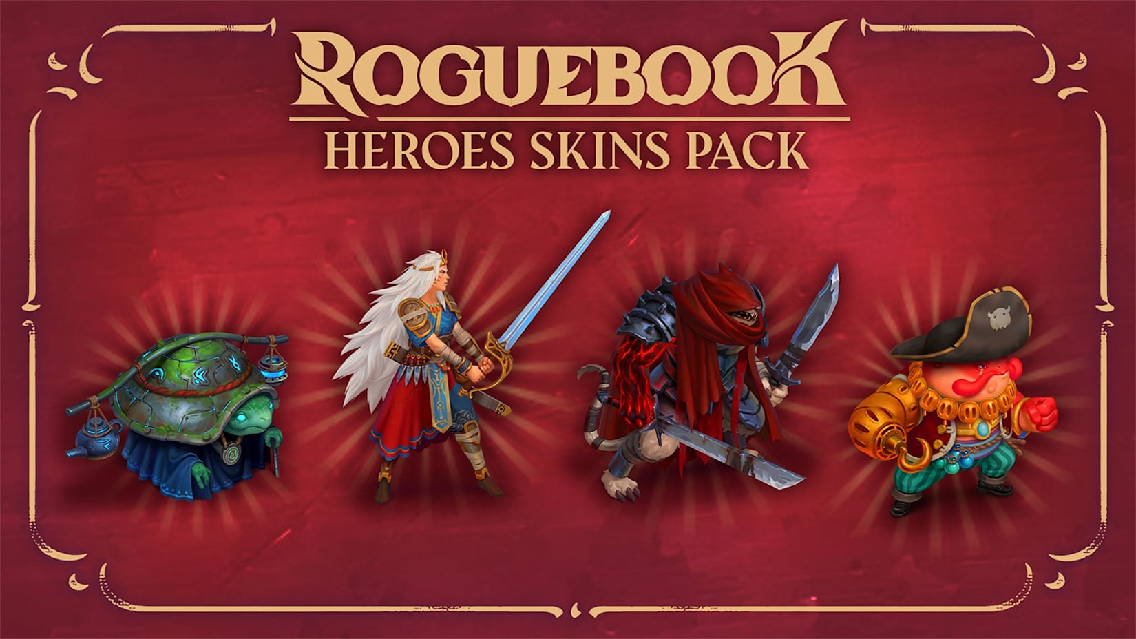 Capa de Roguebook - Heroes Skins Pack