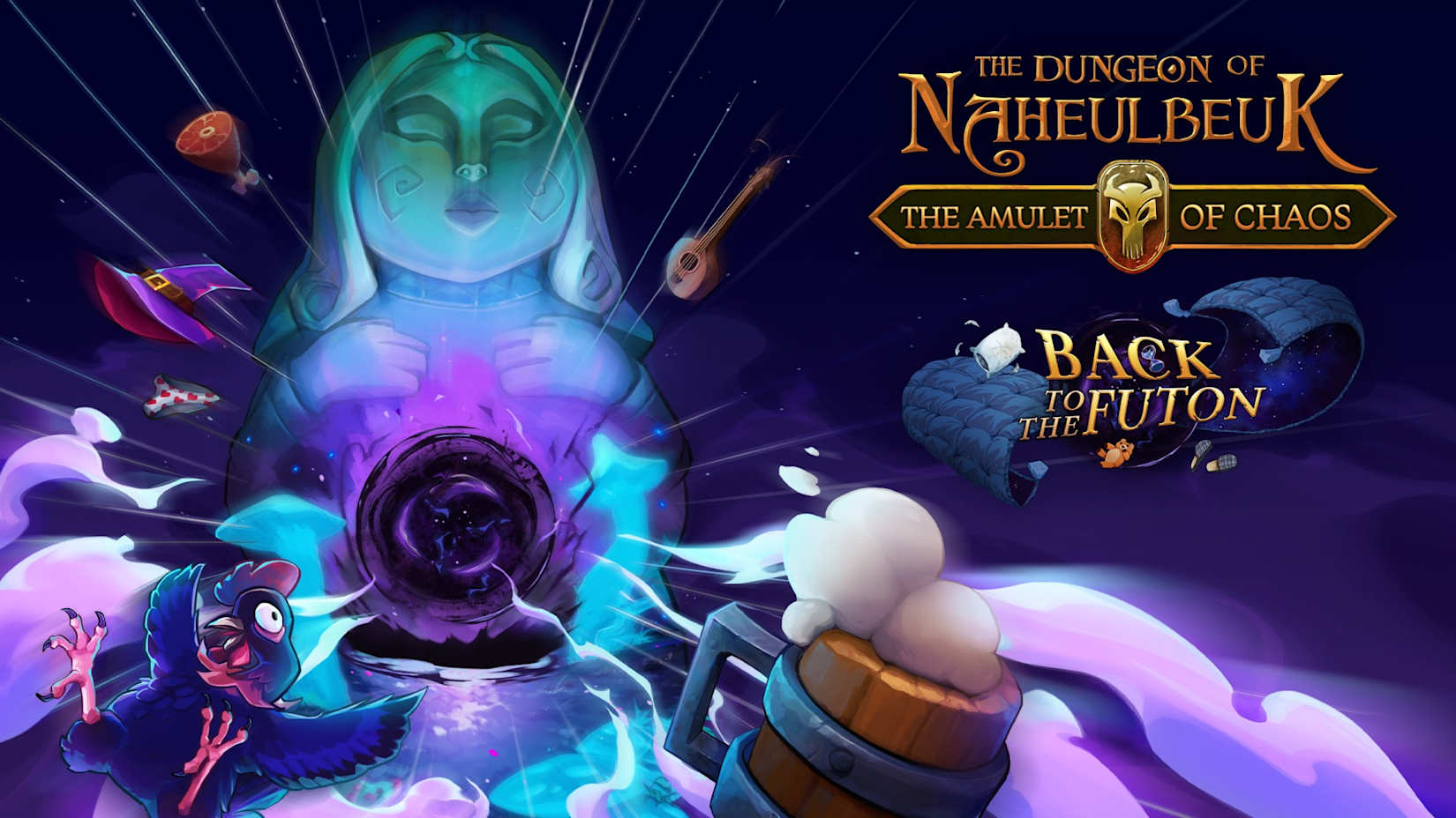 The Dungeon of Naheulbeuk: The Amulet of Chaos - Back to the futon 封面