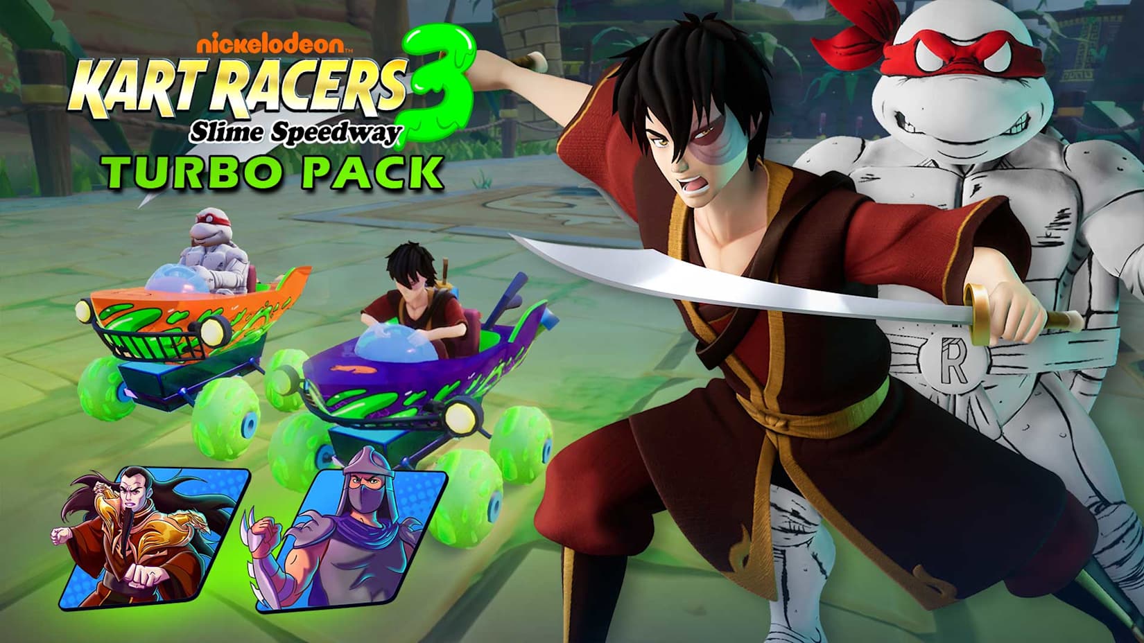 Nickelodeon Kart Racers 3: Slime Speedway Turbo Pack 封面