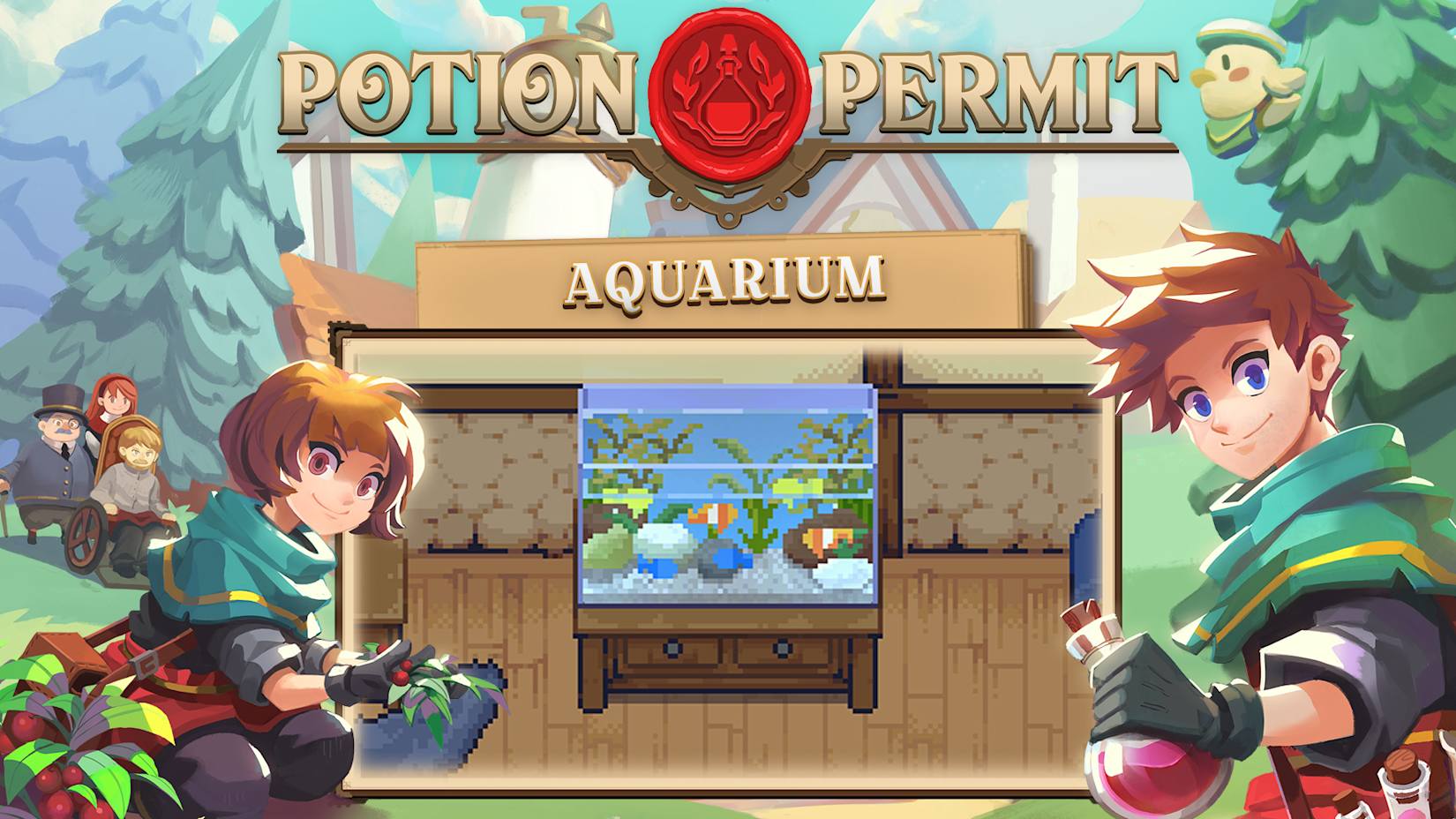 Capa de Potion Permit - Aquarium