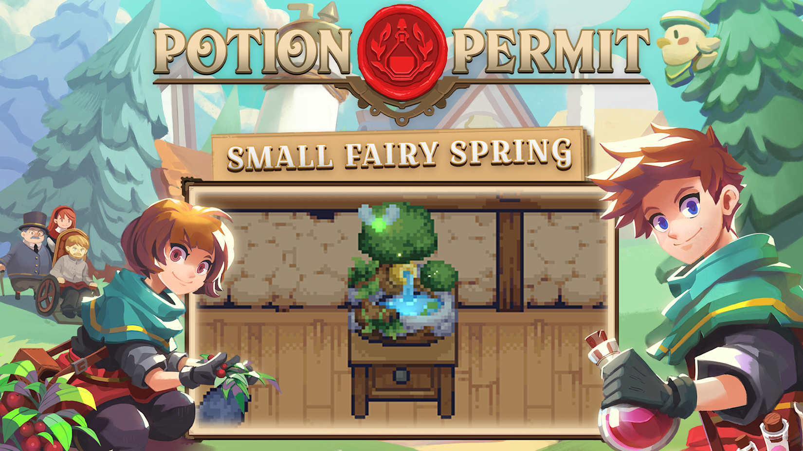 Capa de Potion Permit - Small Fairy Spring