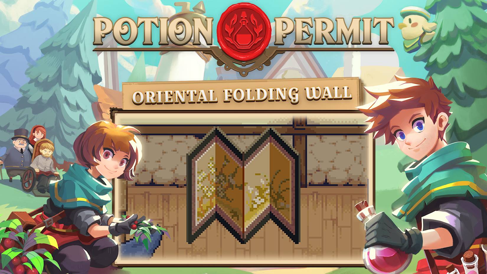 Capa de Potion Permit - Oriental Folding Wall