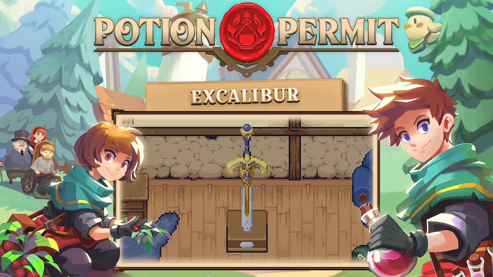 Capa de Potion Permit - Excalibur