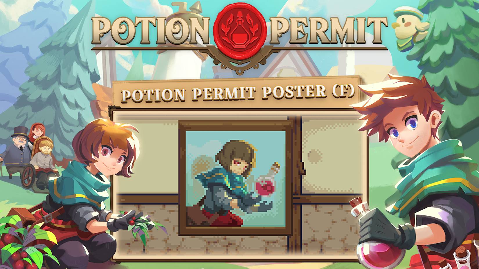 Capa de Potion Permit - Potion Permit Poster (F)