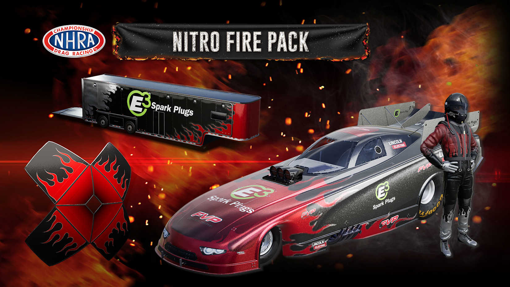 NHRA Championship Drag Racing: Speed for All - Nitro Fire Pack 封面