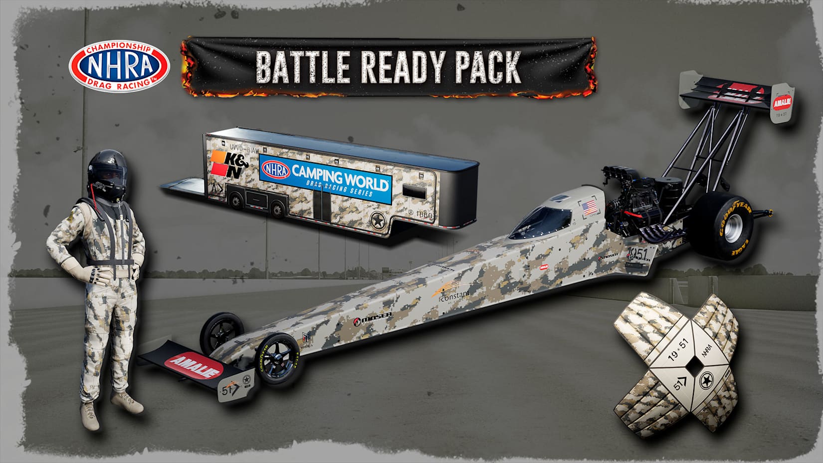 NHRA Championship Drag Racing: Speed for All - Battle Ready Pack 封面