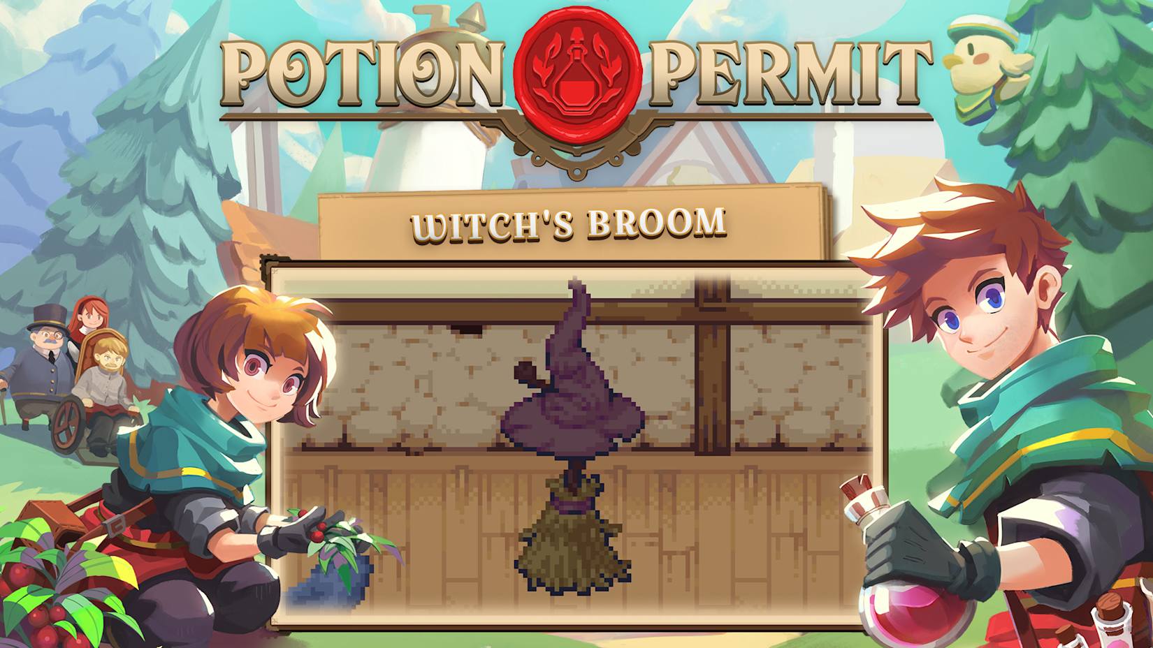 Capa de Potion Permit - Witch's Broom