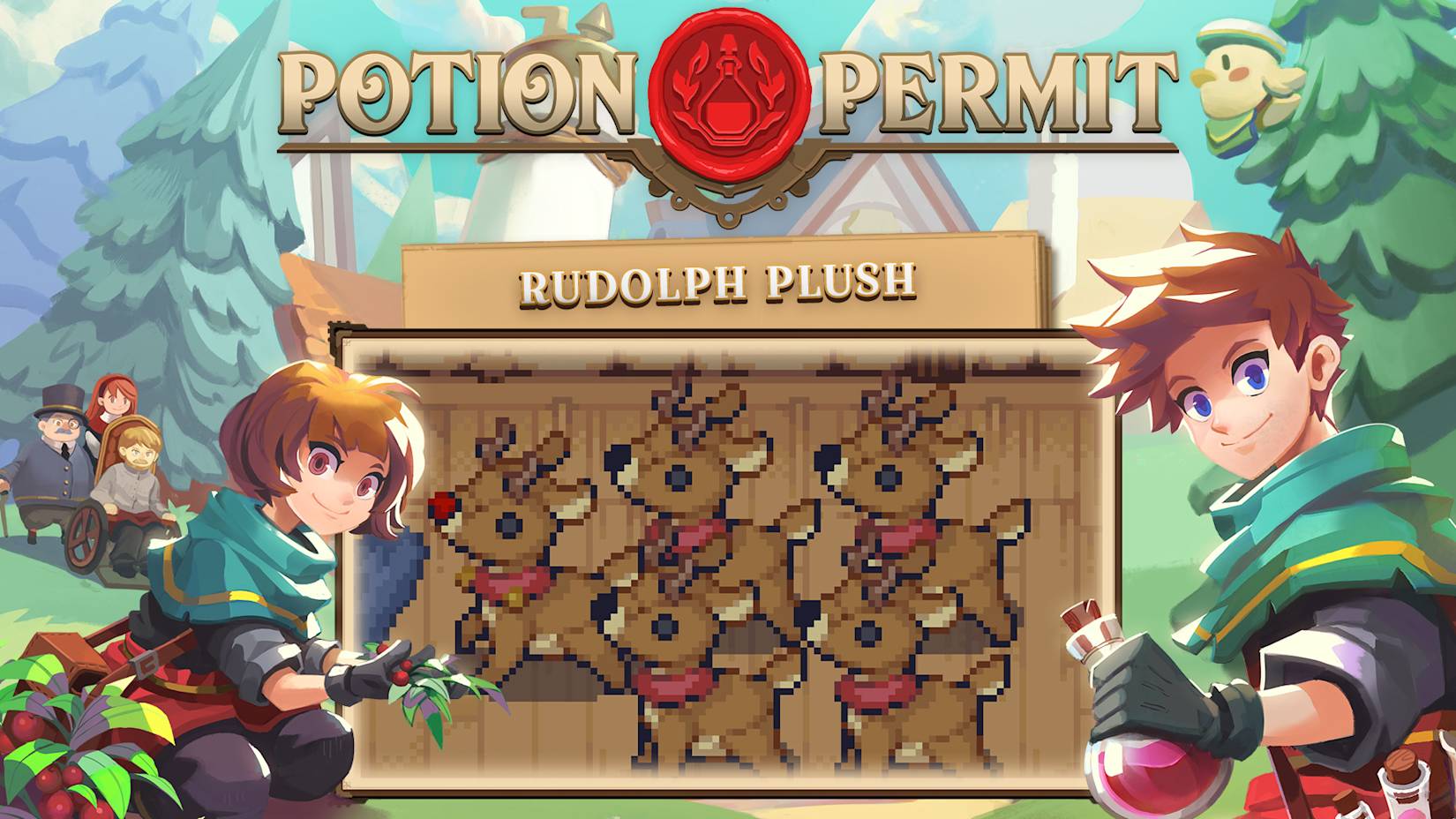 Capa de Potion Permit - Rudolph Plush
