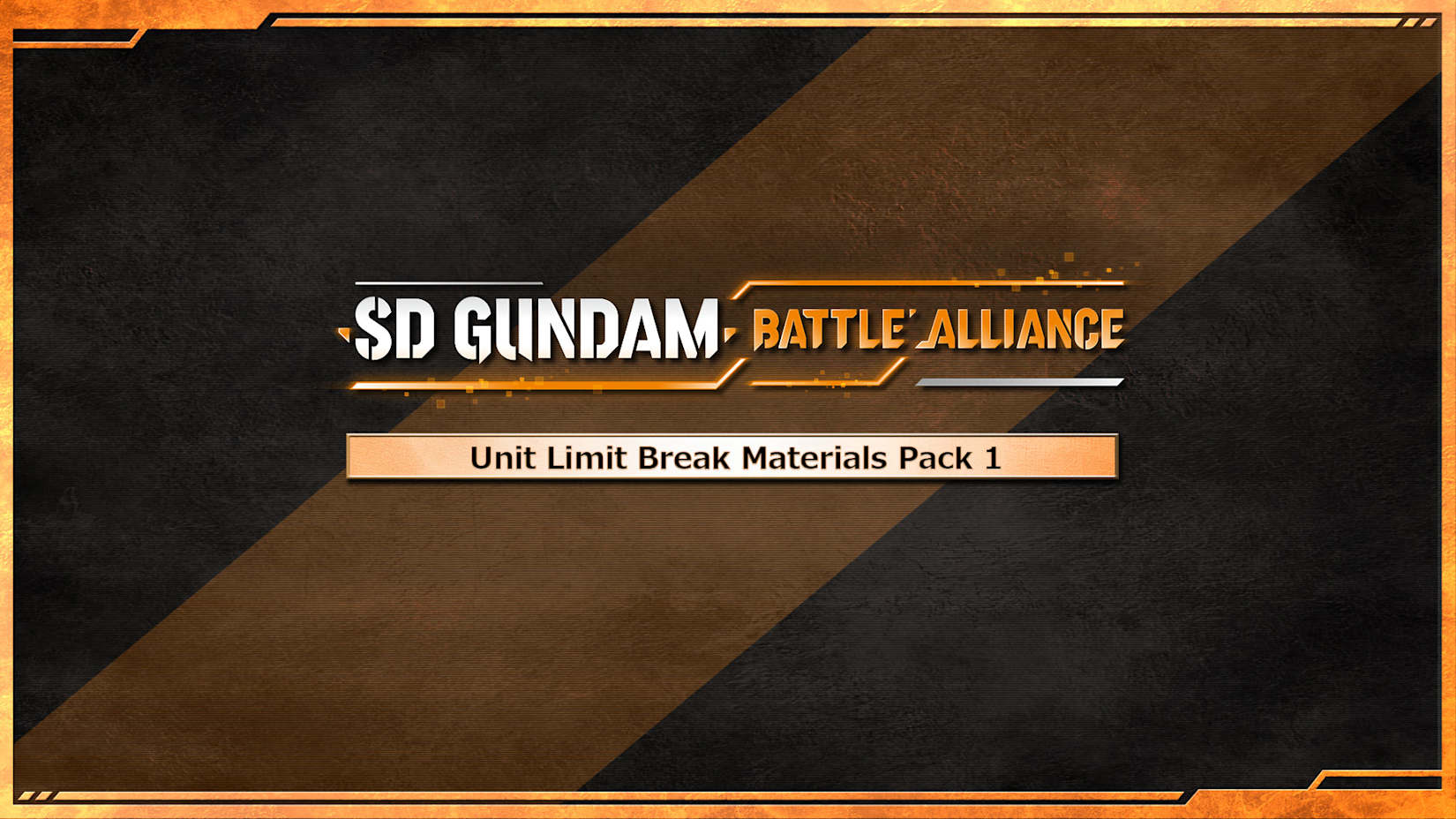 Capa de SD GUNDAM BATTLE ALLIANCE Unit Limit Break Materials Pack 1