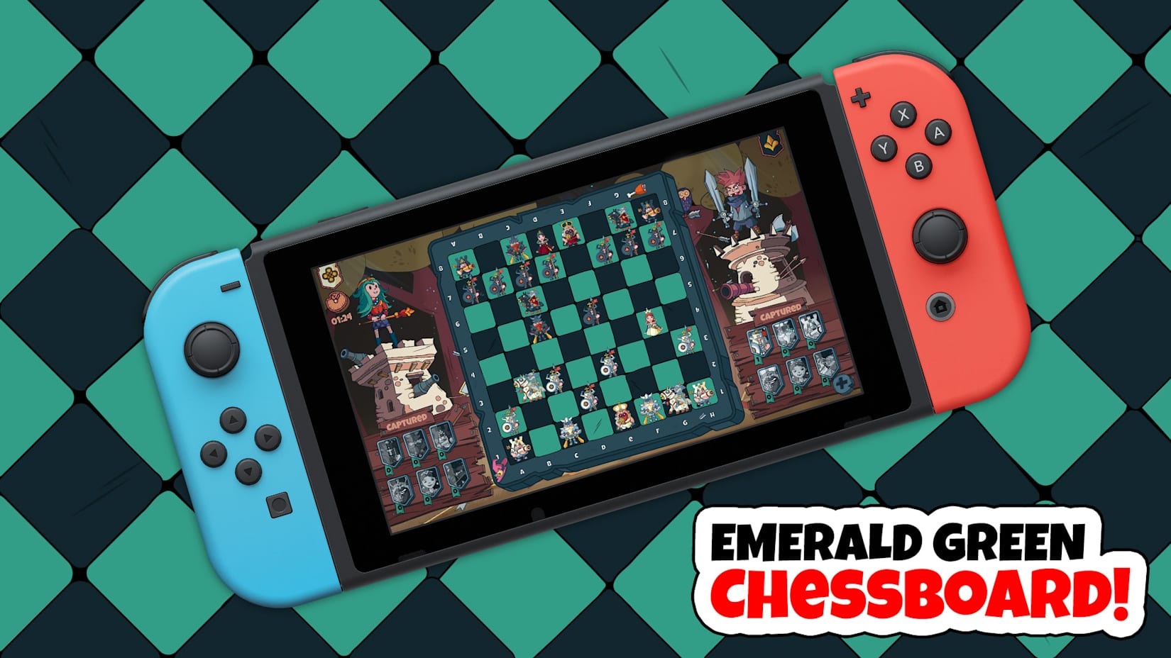 Emerald Green Chessboard 封面