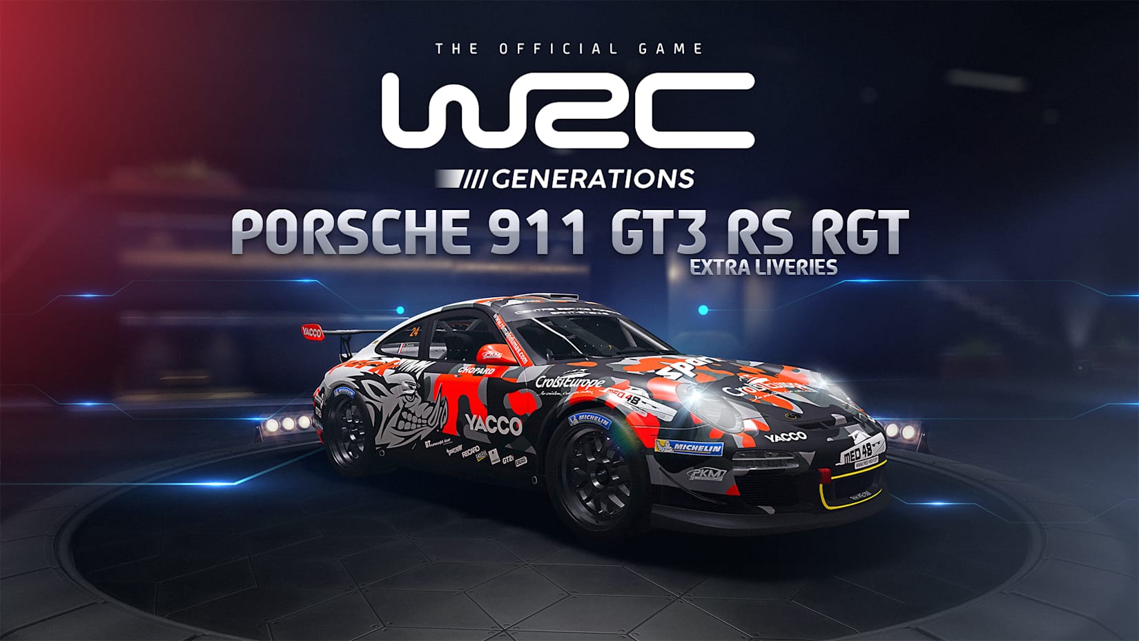 Capa de WRC Generations - Porsche 911 GT3 RS RGT Extra liveries