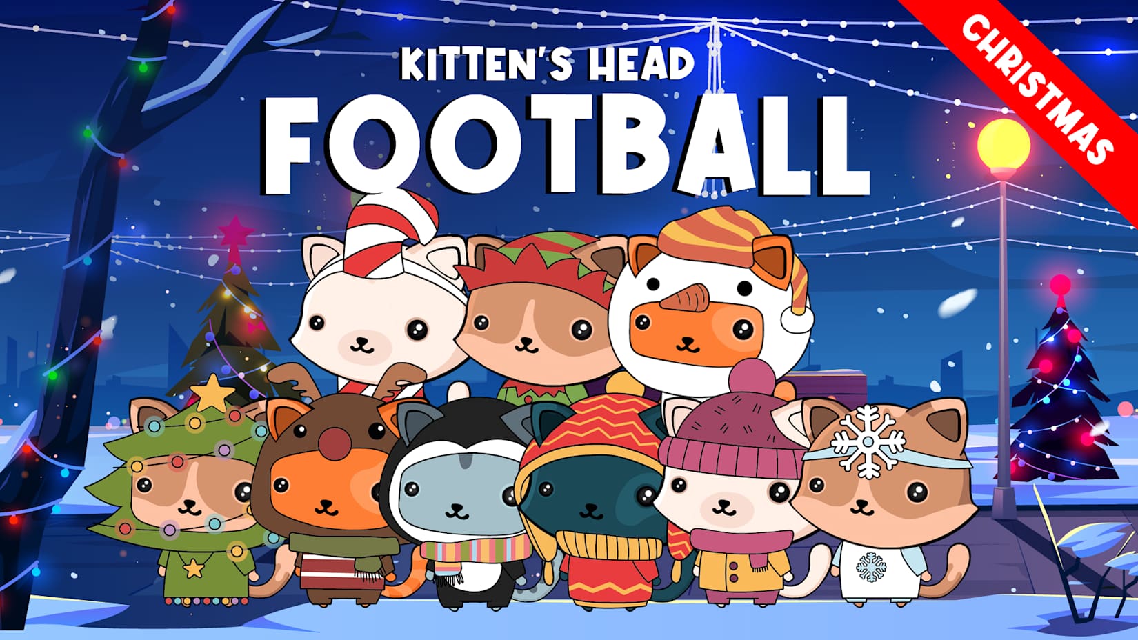 Kitten's Head Football: Christmas 封面