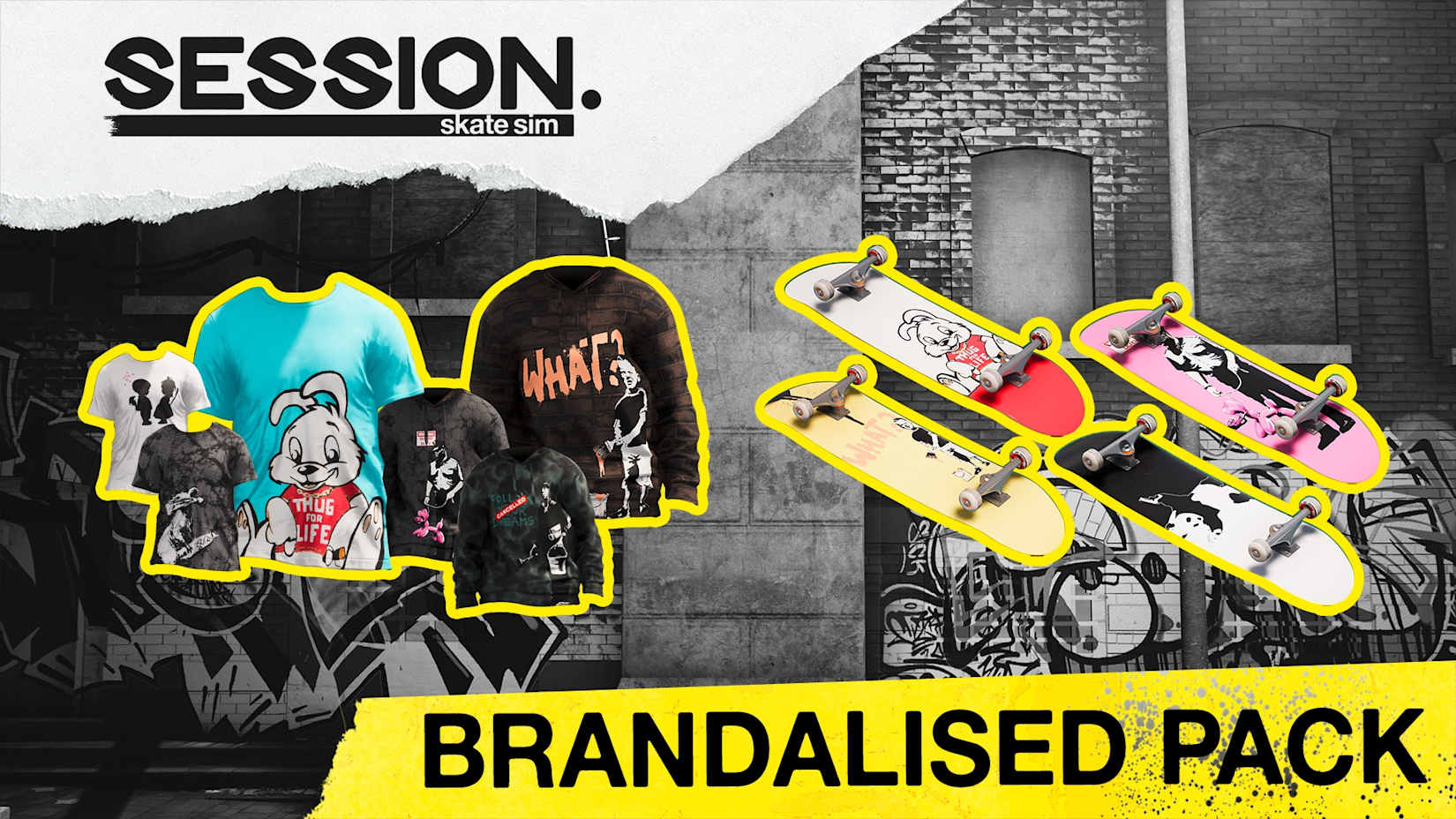 Capa de Session: Skate Sim Brandalised® Pack