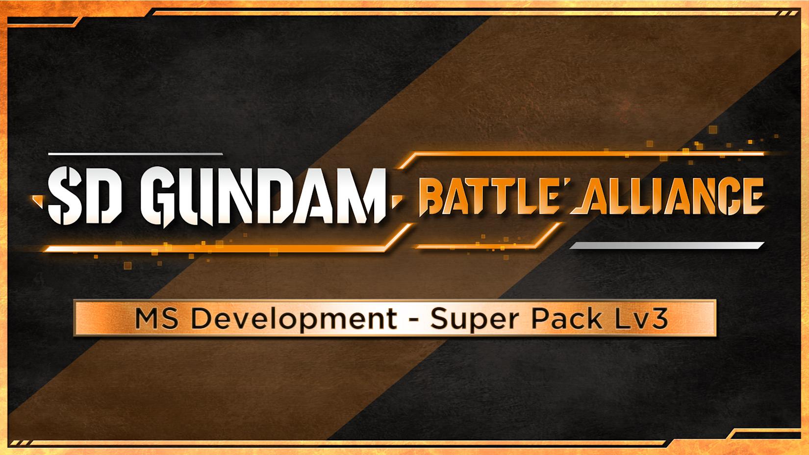 Capa de SD GUNDAM BATTLE ALLIANCE MS Development - Super Pack Lv3