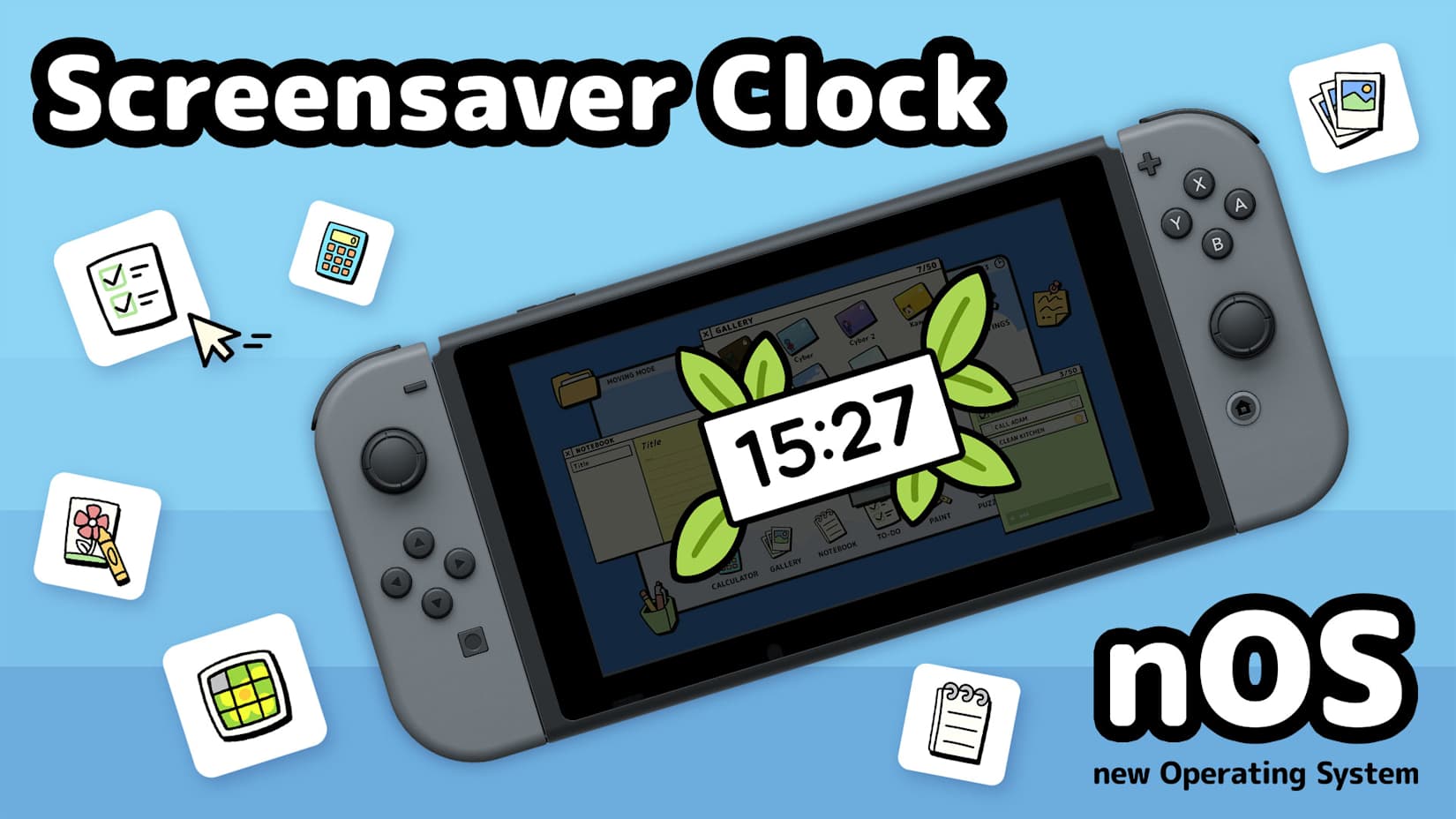 Capa de Screensaver Clock