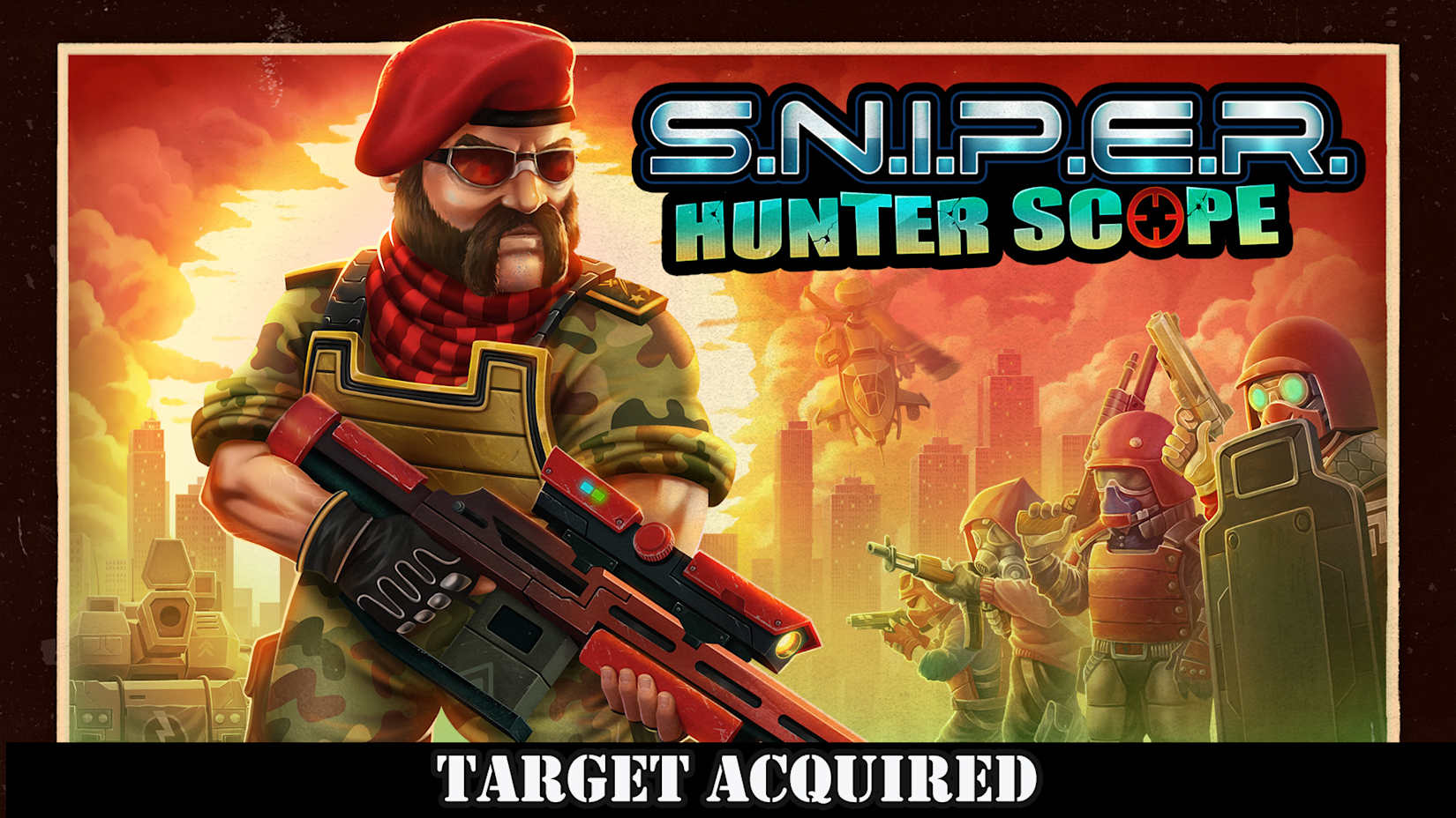 Capa de S.N.I.P.E.R. - Hunter Scope - Target Acquired