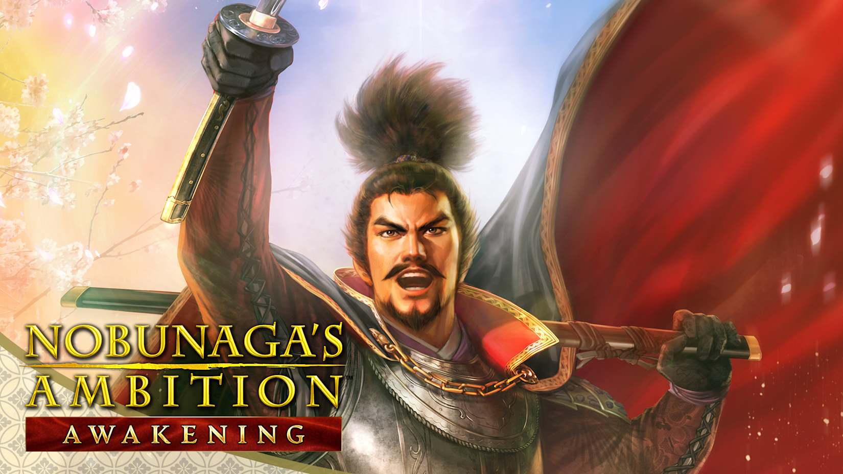 "NOBUNAGA'S AMBITION: Awakening" Scenario "Muskets Arrive", 40th Anniversary "Officer Face Graphics and Additional Traits" 封面