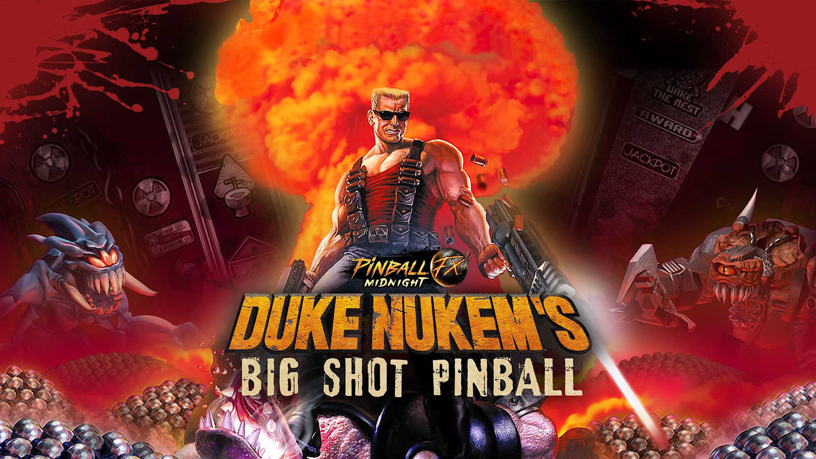 Capa de Pinball FX Midnight - Duke Nukem's Big Shot Pinball
