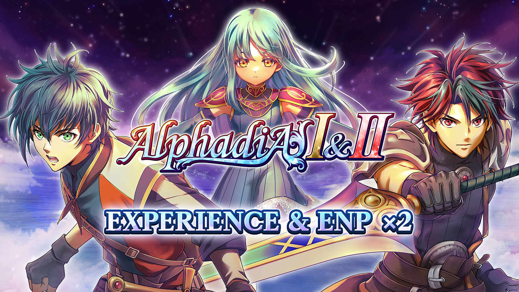Capa de Experience & ENP x2 - Alphadia I & II
