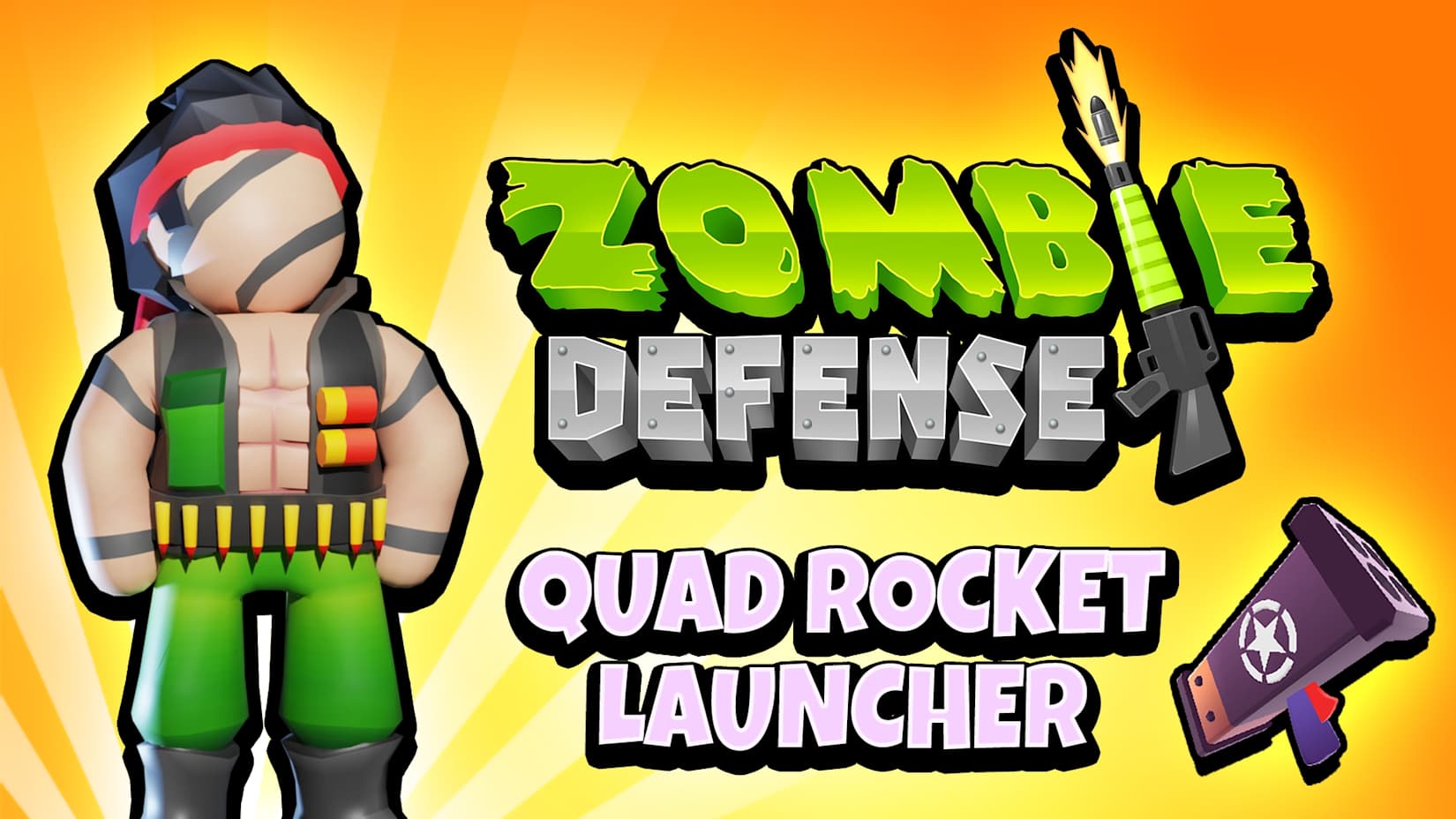 Capa de Zombie Defense: Quad Rocket Launcher